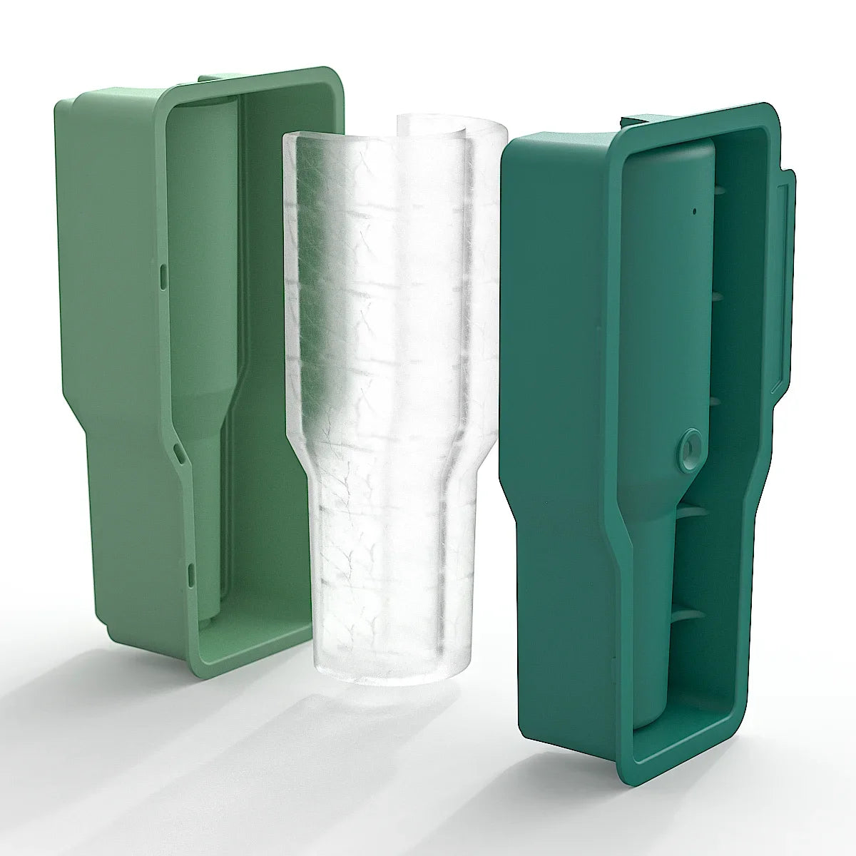 Silicone Ice Cube Mold for Stanley 20/30/40oz Tumblers Silicone Ice Mold PLUSH Green
