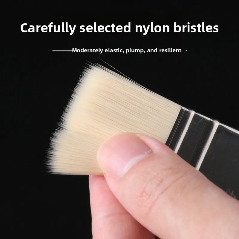 Nylon Flat Square Paint Brush Set 3 Sizes – Art & Craft Paint Brush Set PLUSH