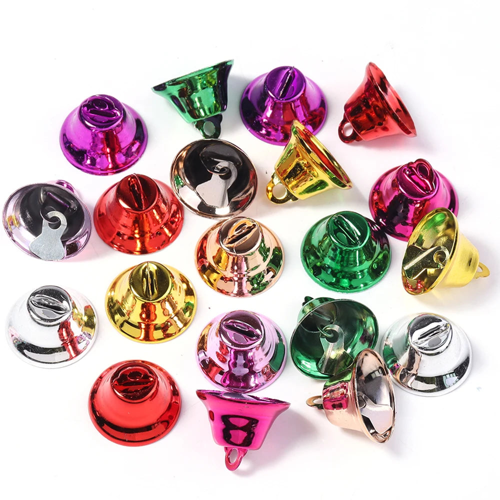 20pcs Mini Metal Christmas Bells – DIY Jewelry & Xmas Decor DIY Craft Bells PLUSH 2.1cm 20pcs