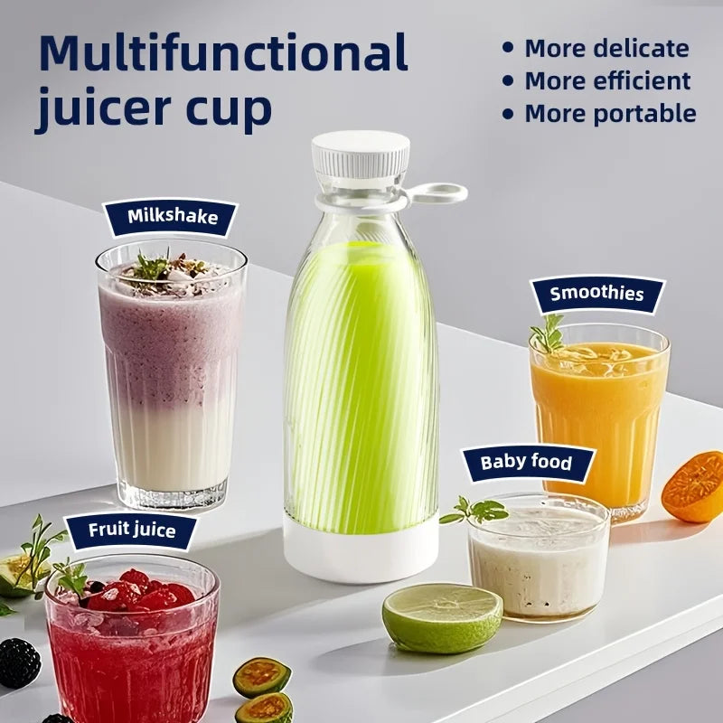 Portable USB Mini Blender 420ml | Smoothies & Juices LED Display USB Mini Blender PLUSH