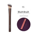 HOURGLASS No.15 Liquid Blush, Contour & Powder Makeup Brush Makeup Brush PLUSH black