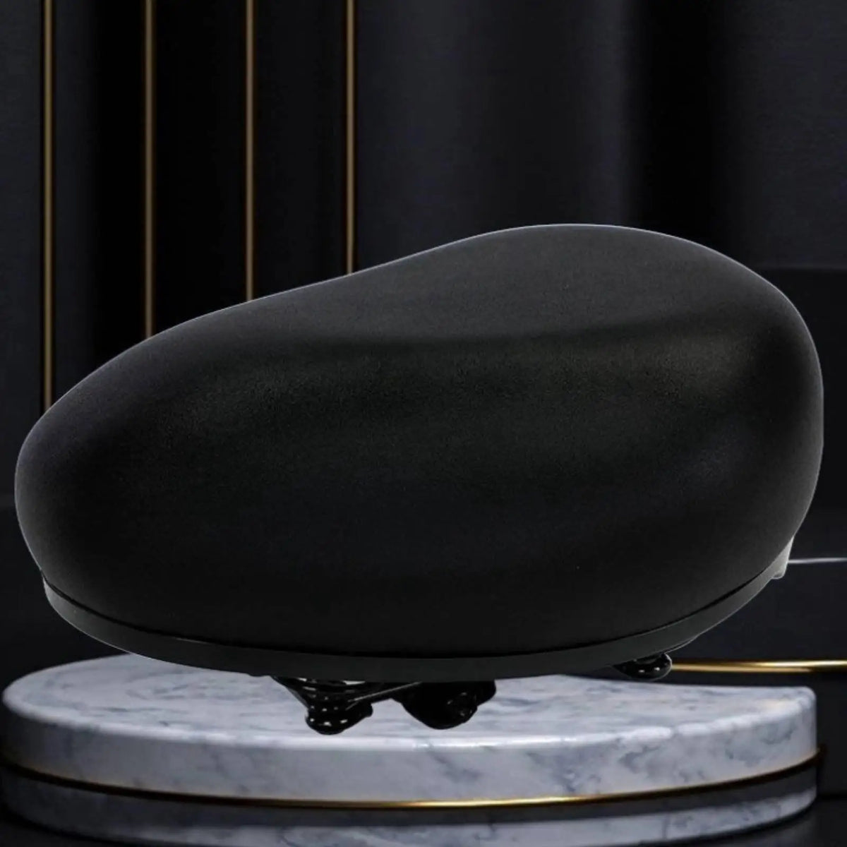 Wide Foam Padded Bicycle Saddle – Waterproof Shock Absorbing Seat Bicycle Saddle Seat PLUSH
