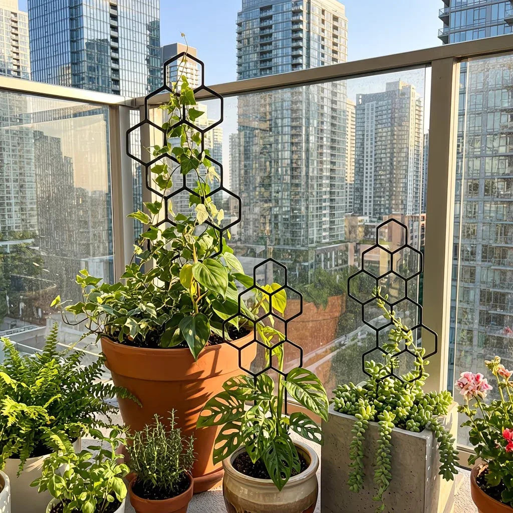 Plant Trellis Rustproof Plastic Support for Vines & Flowers Plant Trellis PLUSH