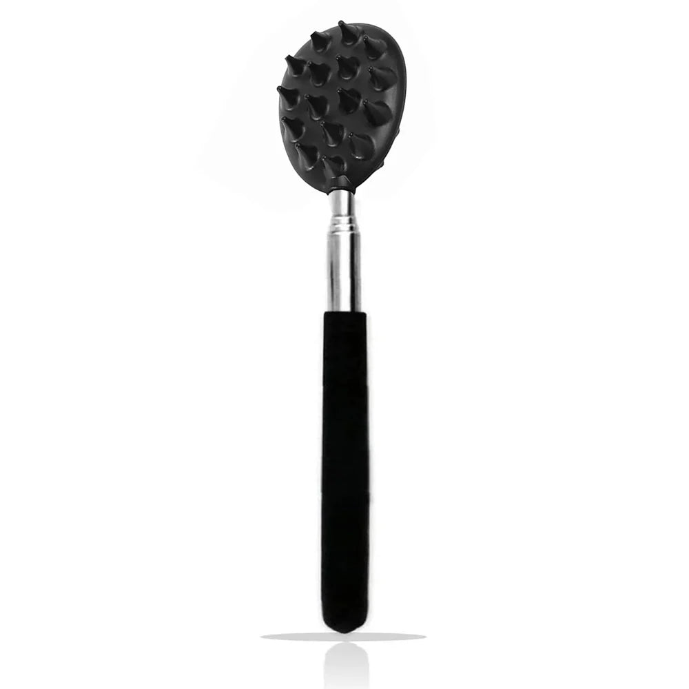 Telescopic Back Scratcher – Extendable Metal Claw Massager Back Scratcher Tool PLUSH Cactus