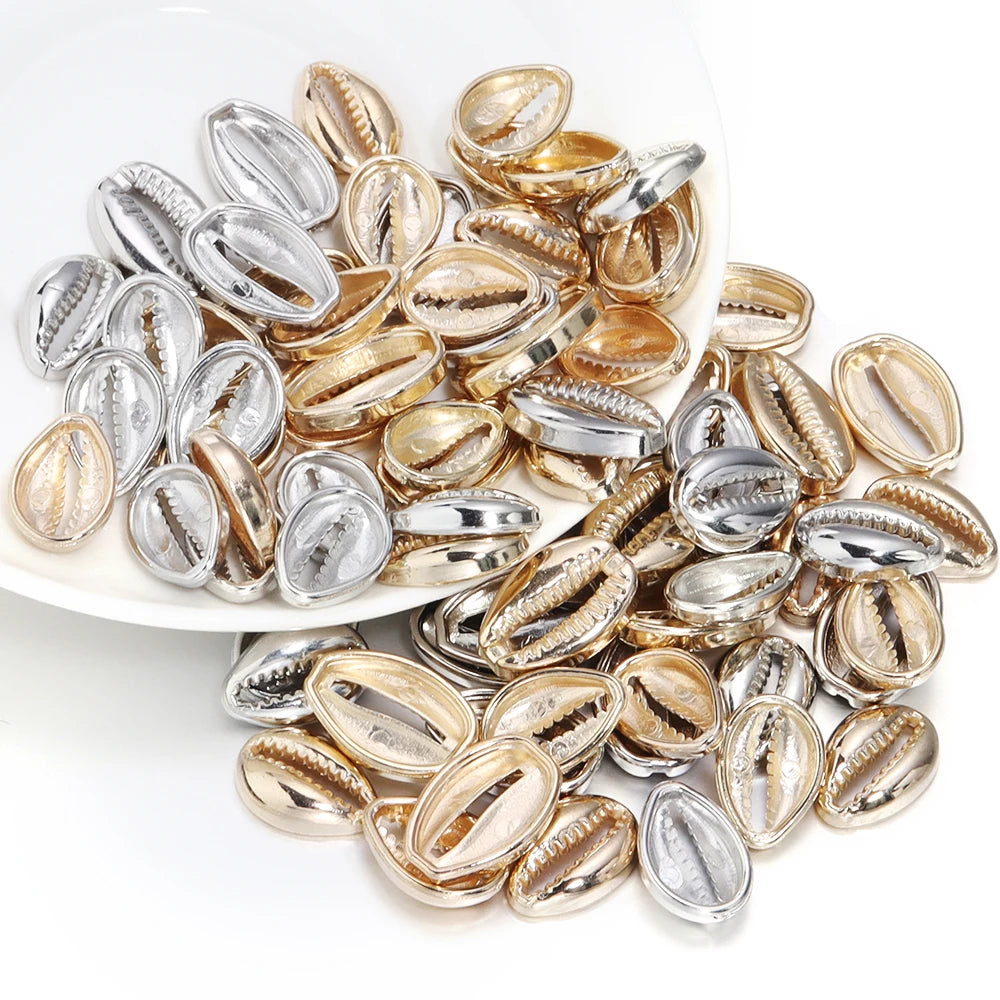 50pcs Sea Shell CCB Spacer Beads 12x17mm – DIY Jewelry Making Jewelry Spacer Beads PLUSH