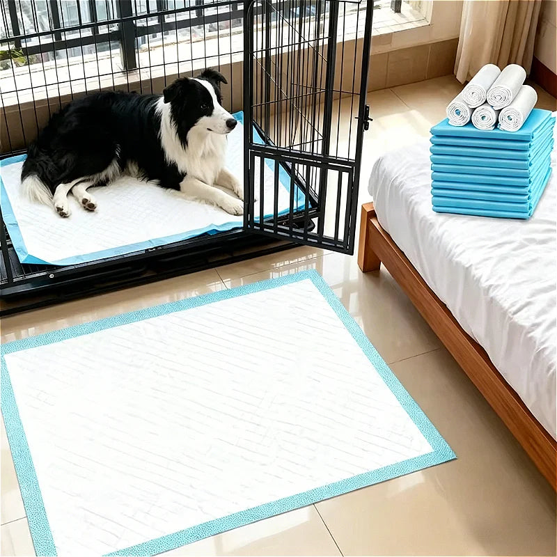 Pet Pee Pads for Dogs & Cats – Super Absorbent Training Mats Pet Training Pads PLUSH