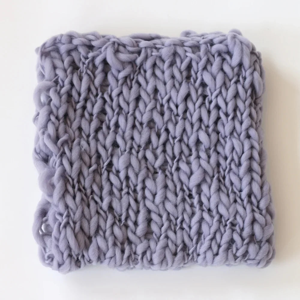 Newborn Photography Prop Blanket – Handmade Flokati Weave Mat Baby Photo Prop PLUSH 10