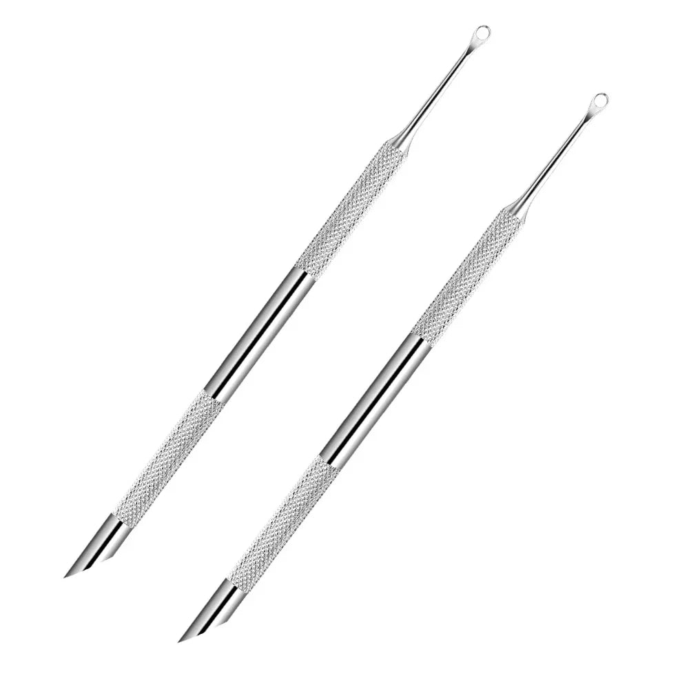 Professional Nail Cuticle Trimmer & File Set – 2pcs Stainless Nail Grooming Set PLUSH 2 PCS