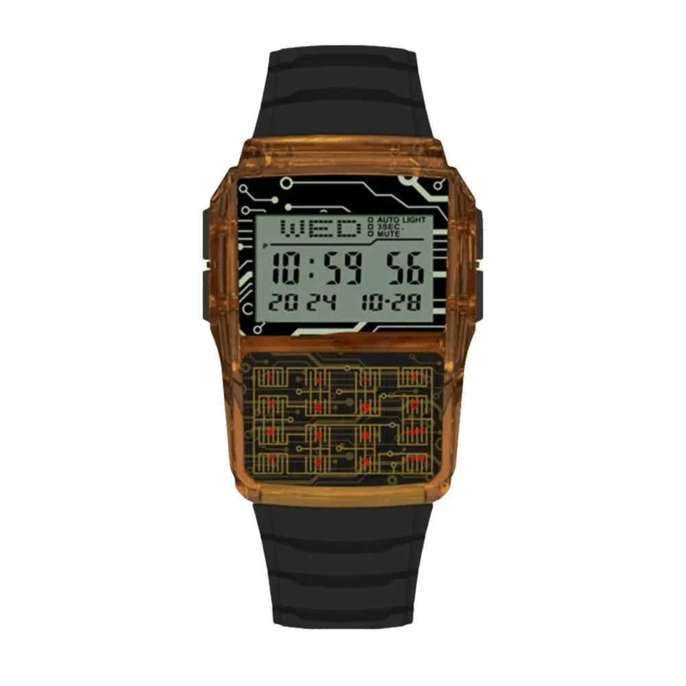 Men's LED Digital Watch – Waterproof, Alarm & Shock Resistant Digital LED Watch PLUSH Style 5