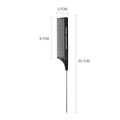 Black Professional Hair Styling Comb & Edge Brush Hair Styling Comb PLUSH 8616