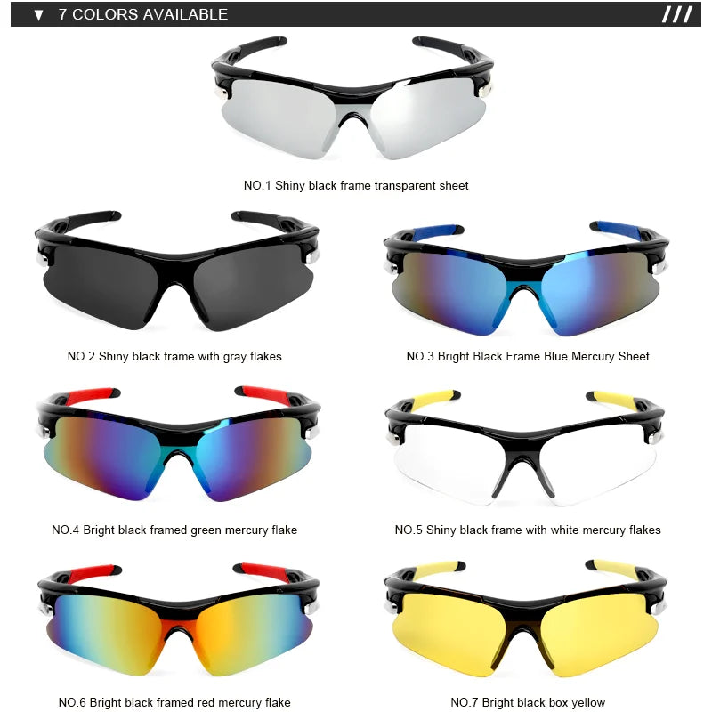RIDERACE UV400 Cycling Sunglasses – Road & MTB Bike Eyewear Cycling Sunglasses PLUSH