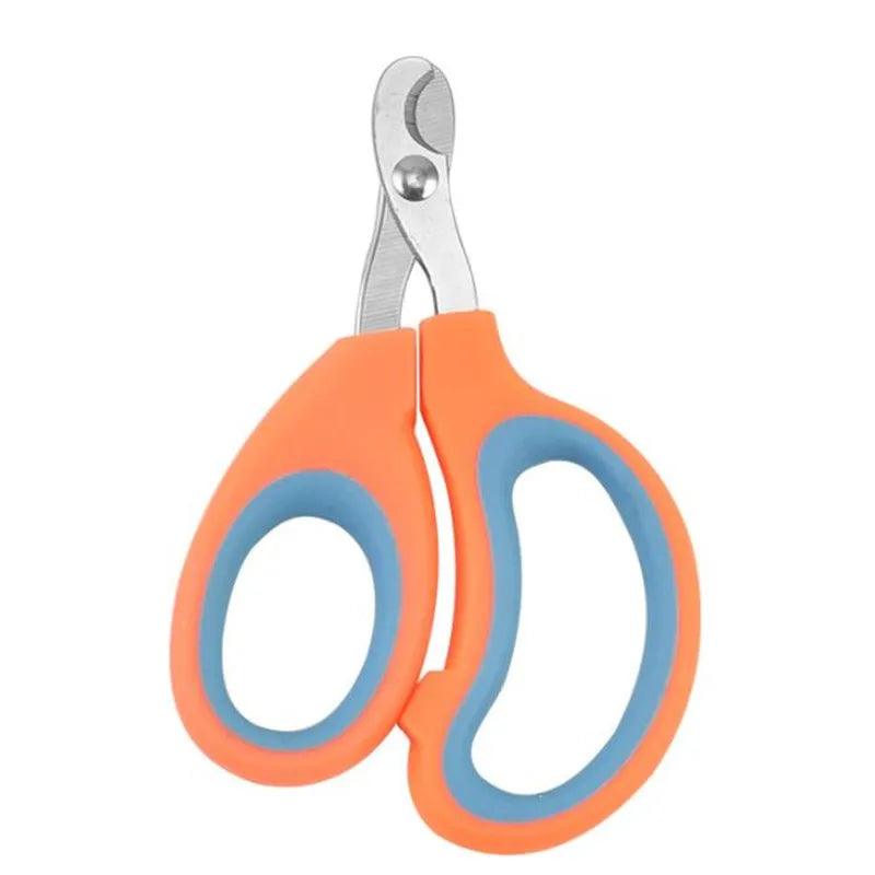 Professional Pet Nail Clippers for Small Dogs, Cats & Rabbits Pet Nail Clipper PLUSH Orange Blue