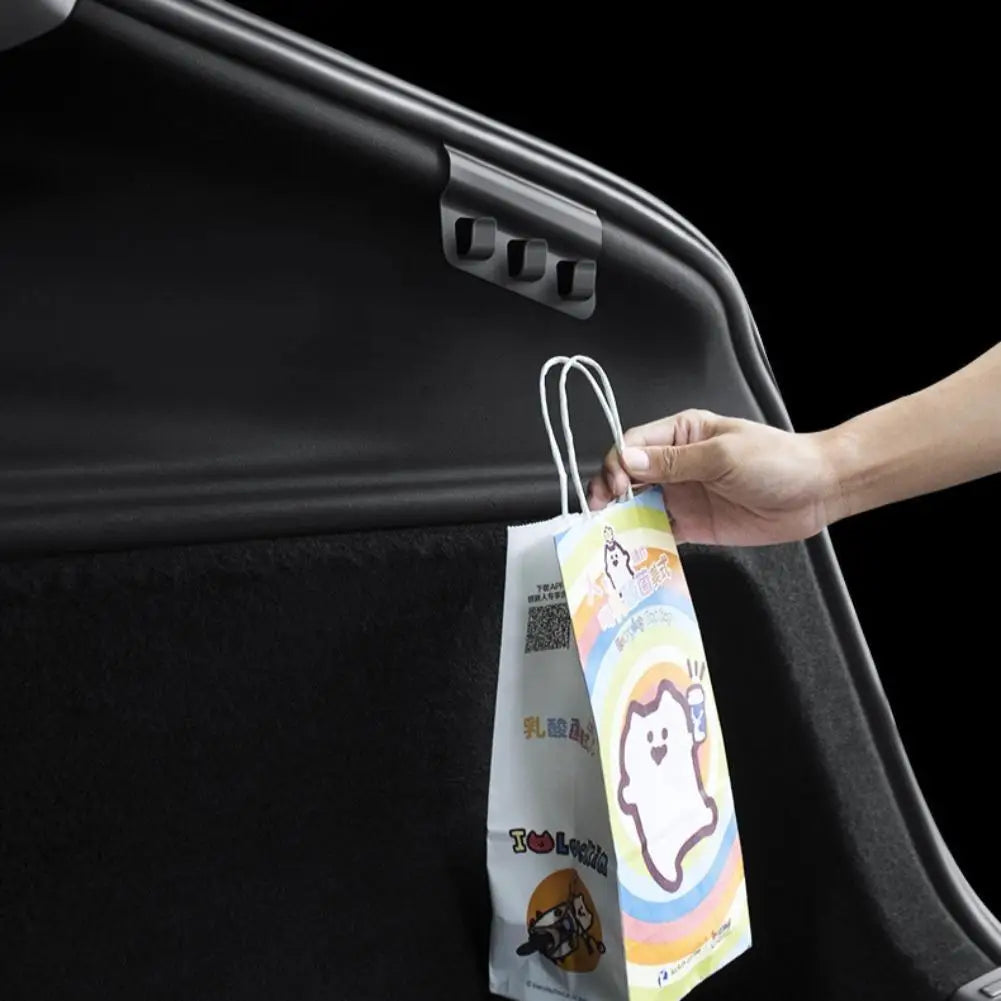 Tesla Model Y Trunk Organizer Hook – 15 lb ABS Storage Car Trunk Organizer PLUSH