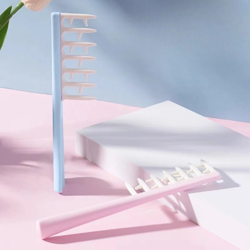 Antler Shaped Hair Seam Comb for Thick, Curly & Wavy Hair Hair Styling Comb PLUSH