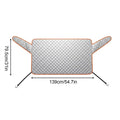 Car Windshield Snow Cover – Ice, Frost & Sun Shield Windshield Snow Cover PLUSH 139x79.5cm