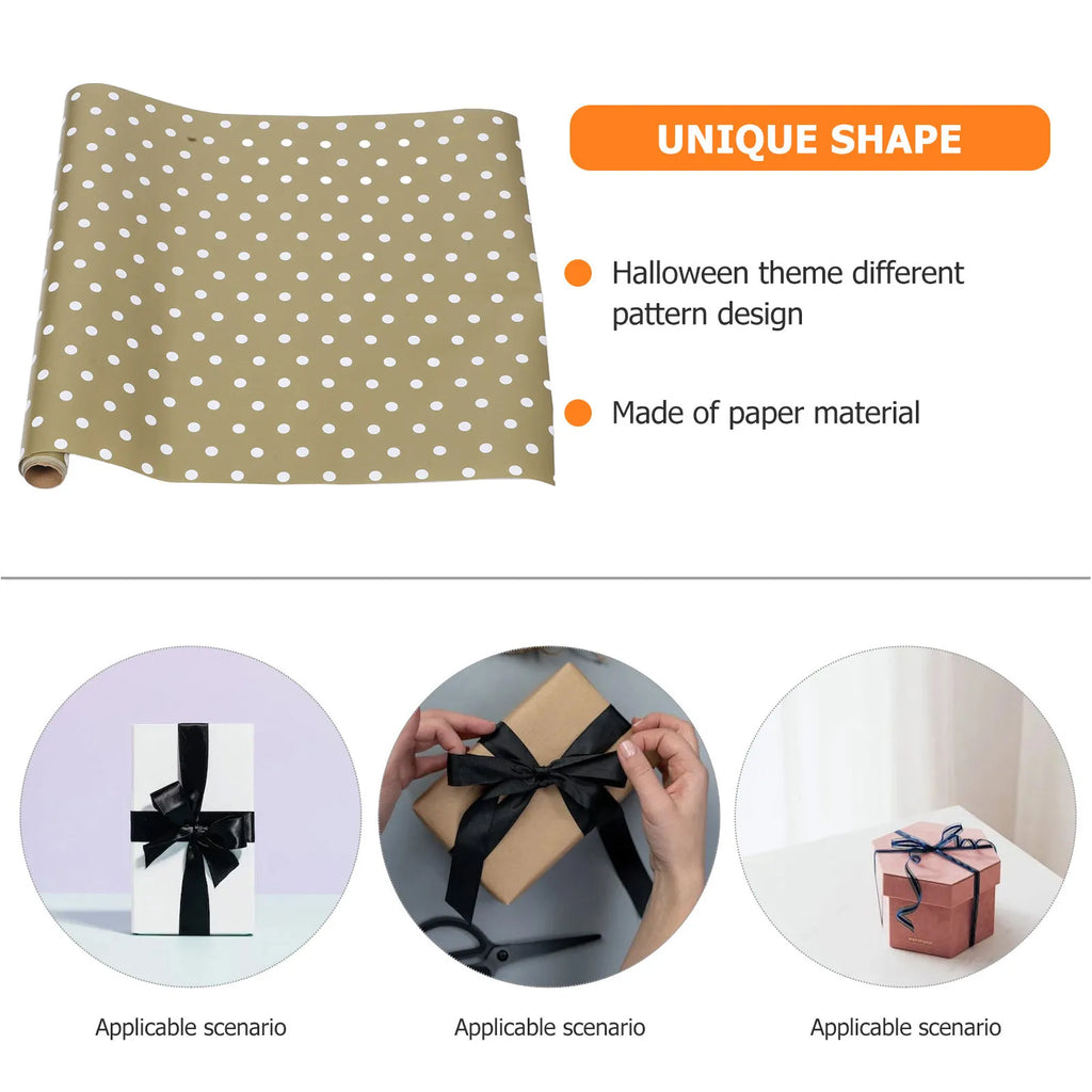 Gold Dot Aluminized Wrapping Paper Roll – Luxury Gift Wrap Gift Wrapping Paper PLUSH