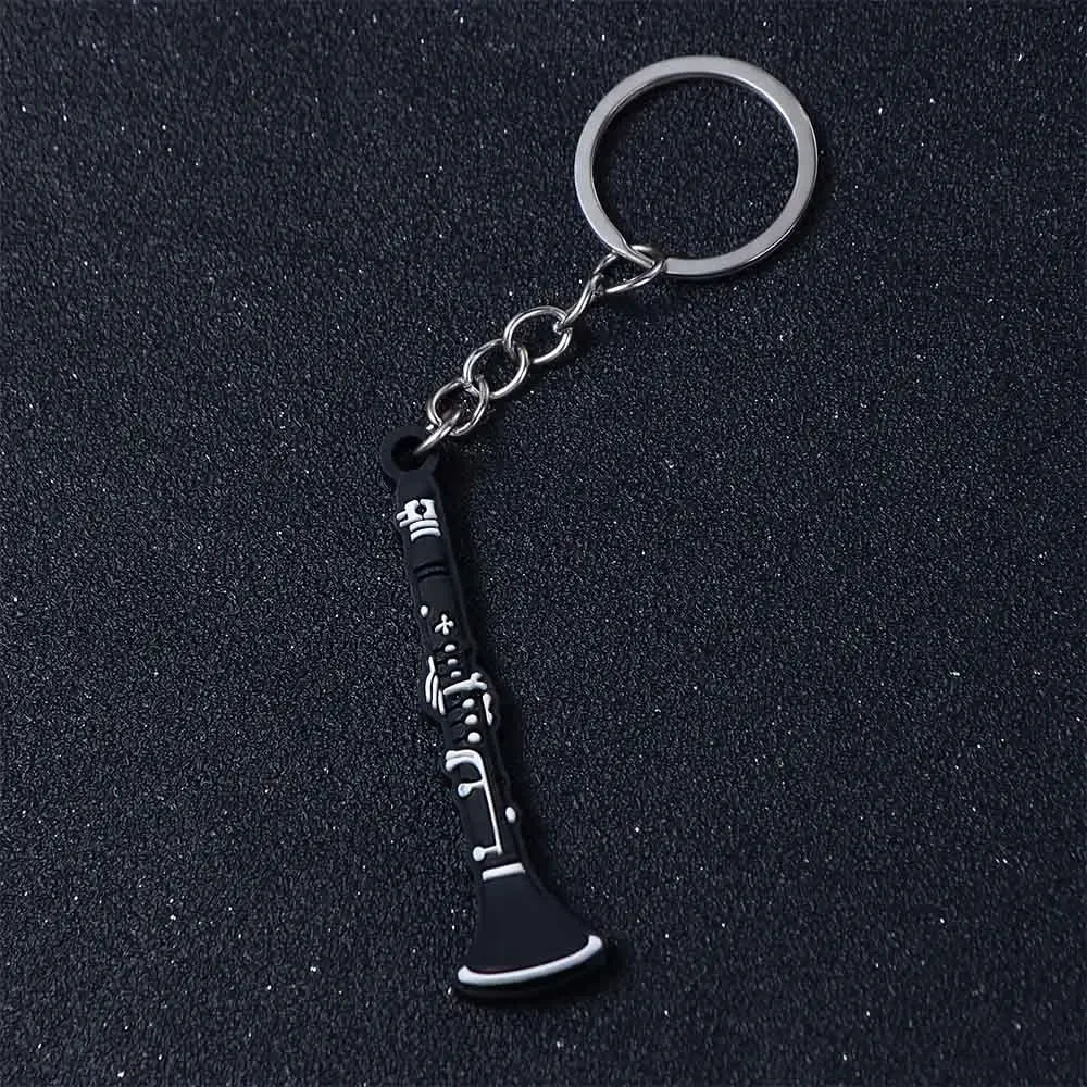 Musical Instrument Keychain – Guitar Violin Piano Pendant Novelty Keychain PLUSH