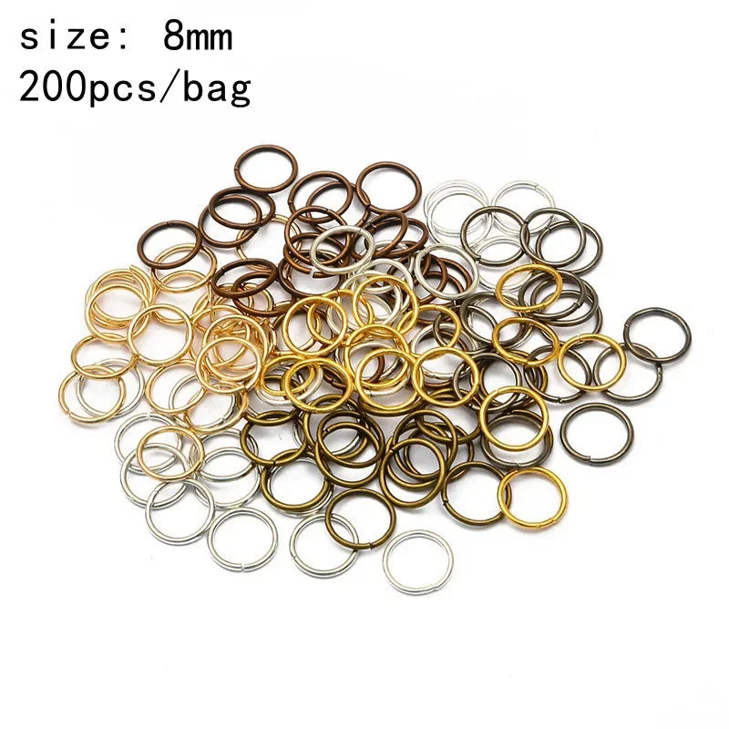 Dreadlock Beads & Braid Cuffs – 50–200pcs Micro Hair Rings