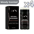 Men's Woody Tobacco Deodorant Stick – Long-Lasting 75g Men's Deodorant Stick PLUSH 75g Boxed x 4pcs
