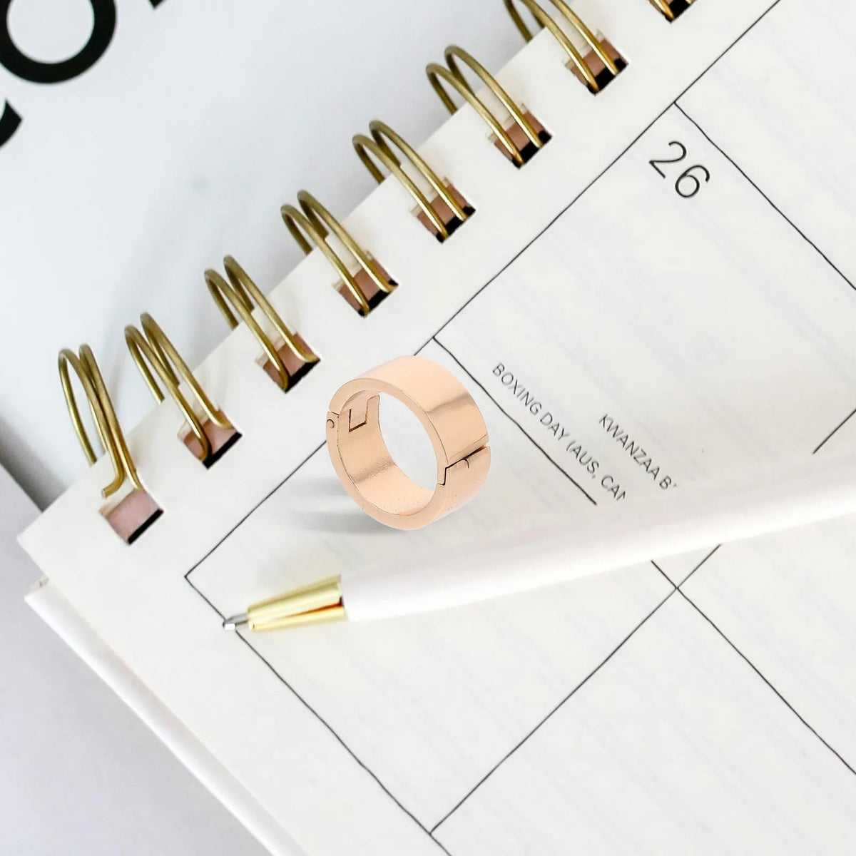 10pcs Zinc Alloy Binding Ring Clasps – Calendar & Index Card Rings Binding Ring Clasps PLUSH