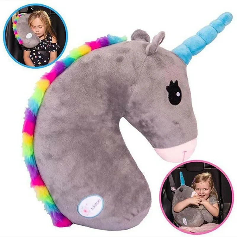 Unicorn Plush Car Seat Belt Cover – Kids Shoulder Pillow Cushion Plush Seat Belt Pillow PLUSH Unicorn