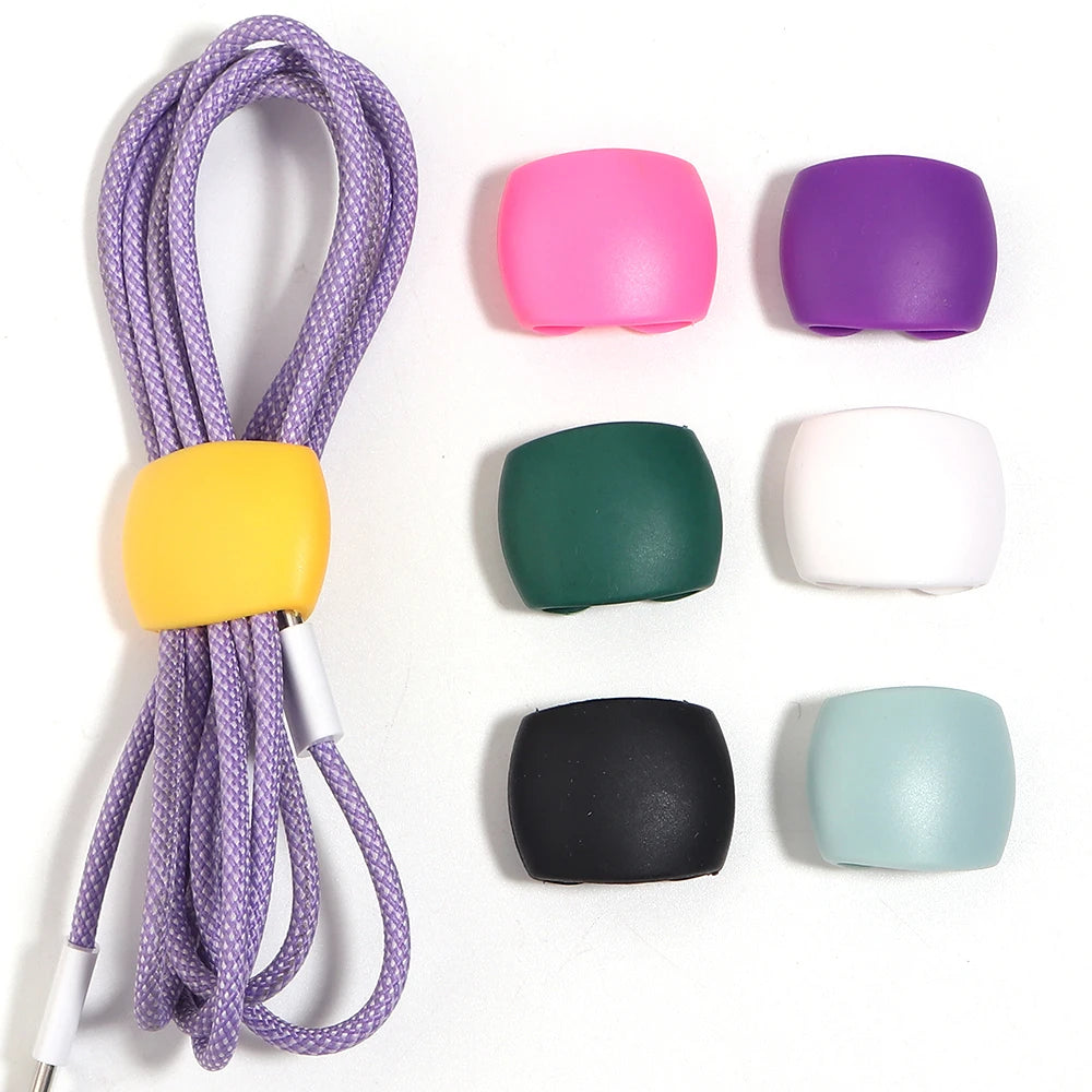 10pcs Cable Organizer Clips – USB & Earphone Cord Management Cable Organizer Clips PLUSH