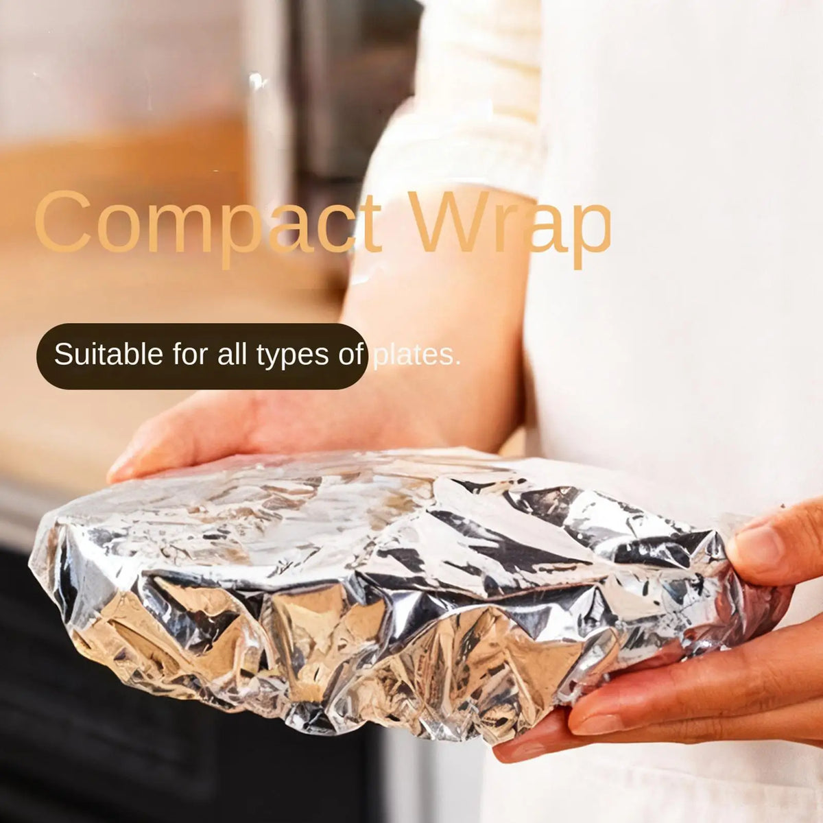 30-Pack Reusable Aluminum Foil Food Covers – Insulation Lids Food Insulation Covers PLUSH