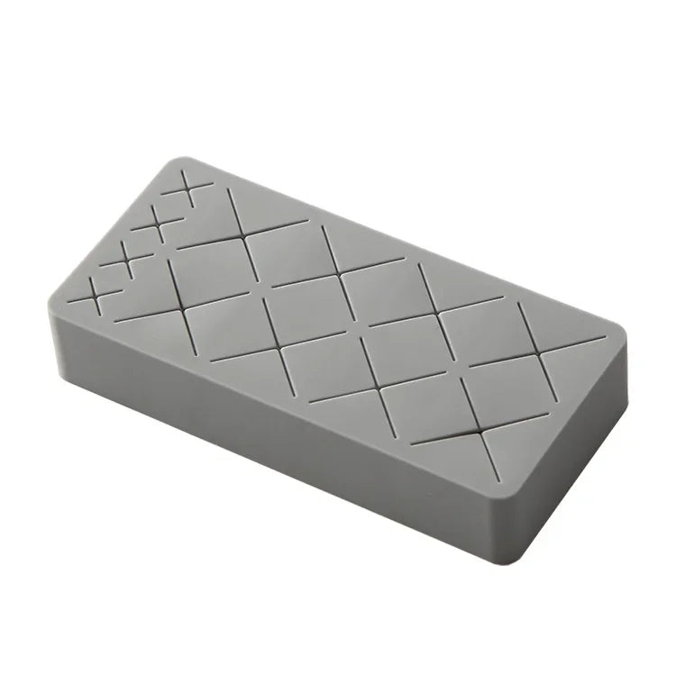 Silicone Lipstick & Makeup Brush Desktop Organizer Rack Makeup Organizer PLUSH S-GREY