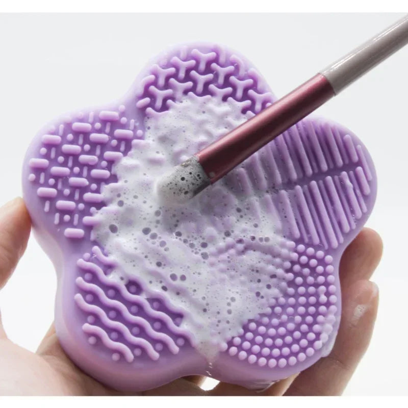 Seashell Silicone Makeup Brush Cleaner Scrubber Pad Brush Cleaner Pad PLUSH