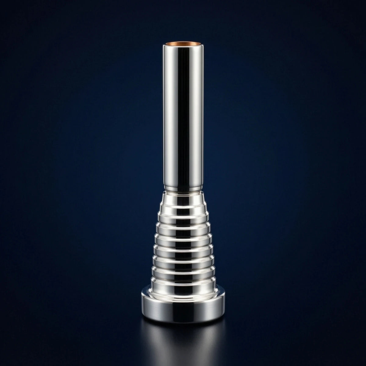 Heavyweight Spiral Trumpet Mouthpiece – Silver Plated Brass Trumpet Mouthpiece PLUSH