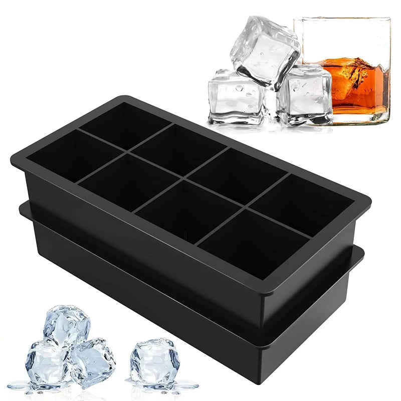 Silicone Ice Cube Tray Mold – Grid Design for DIY Ice Silicone Ice Tray PLUSH