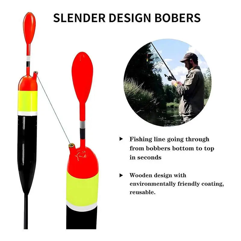 High Precision Slip Floats – Saltwater & Freshwater Bobbers Fishing Slip Floats PLUSH