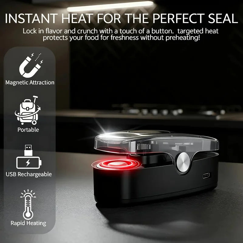 2-in-1 Portable Bag Sealer with Cutter | Kitchen Food Storage Bag Sealer Tool PLUSH