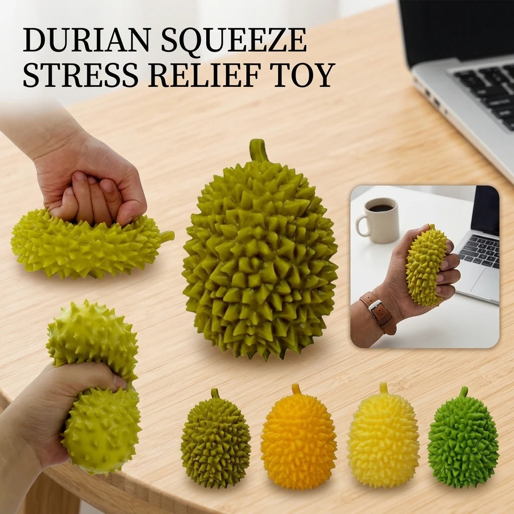 Durian Squeeze Toy – Slow Rebound Sensory Ball for Kids & Adults Sensory Squeeze Toy PLUSH