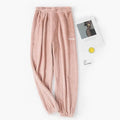 Women's Winter Plush Fleece-Lined Thermal Pajama Pants Fleece Pajama Pants PLUSH Pink 1Pairs