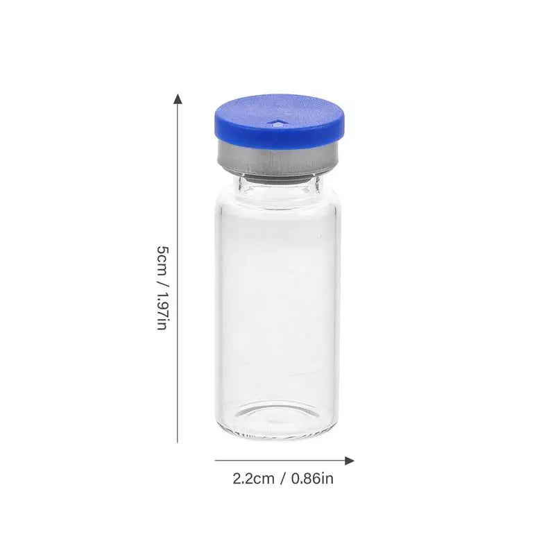 20pcs 10ml Clear Glass Vials with Caps – Sample Bottle Set Glass Sample Vials PLUSH