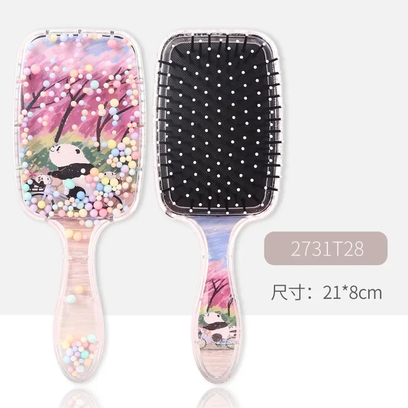 Kawaii Cartoon Animal Air Cushion Hair Comb for Kids Girls Kids Hair Comb PLUSH 2731T28