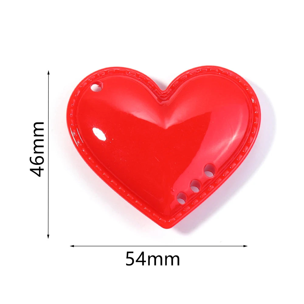 2pcs Large Acrylic Heart Pendant Charms – DIY Jewelry Making Jewelry Charms PLUSH