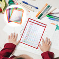 12-Pack Double-Sided Clear Dry Erase Pockets – PVC Sleeves Dry Erase Pockets PLUSH Default Title