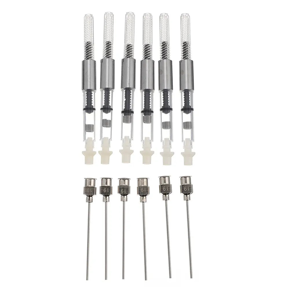 6-Pack Fountain Pen Ink Absorber Set – Reusable Filler Tool Pen Ink Filler Tool PLUSH