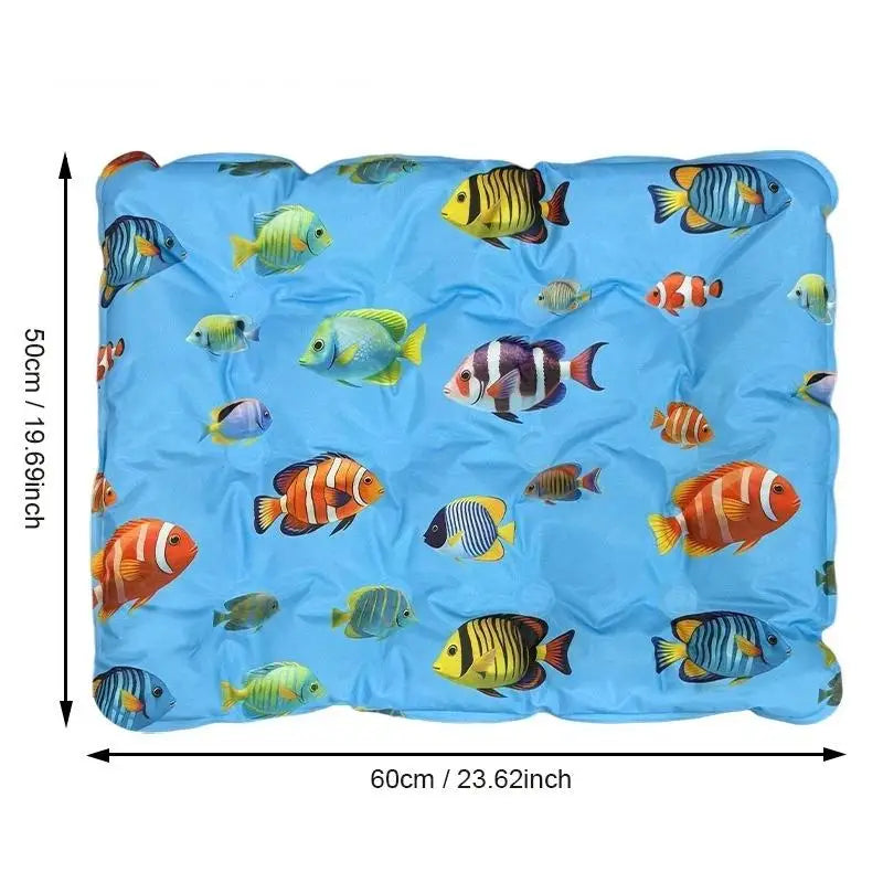 Pet Self-Cooling Mat for Dogs & Cats – Non-Toxic Summer Pad Pet Cooling Mat PLUSH A3