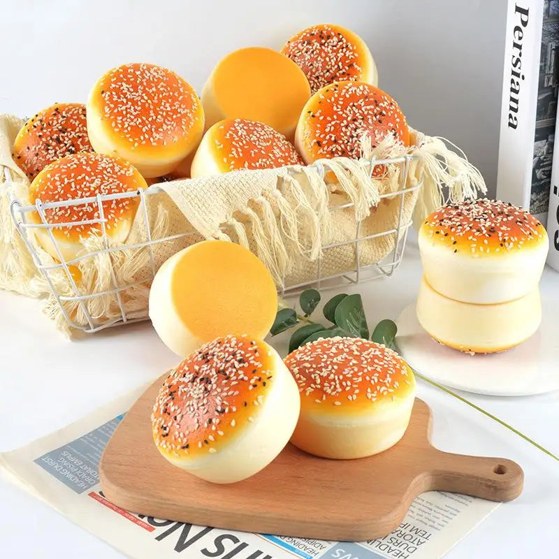 Simulation Bread Squeeze Fidget Toy – Squishy Food Novelty Squishy Fidget Toy PLUSH