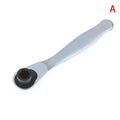 1/4" Drive 72-Tooth Mini Ratchet Wrench | Quick Release Tool Ratchet Wrench PLUSH A