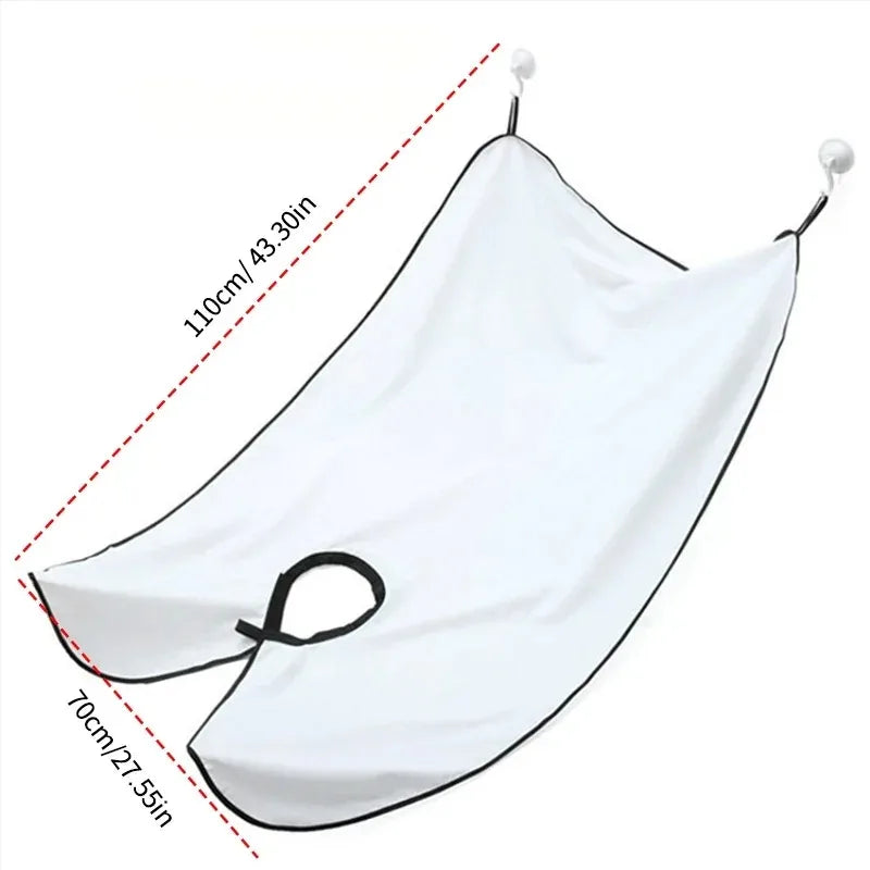 Shaving Apron Beard Catcher Cape Hair Bib for Men 1-2 Pcs Shaving Grooming Cape PLUSH