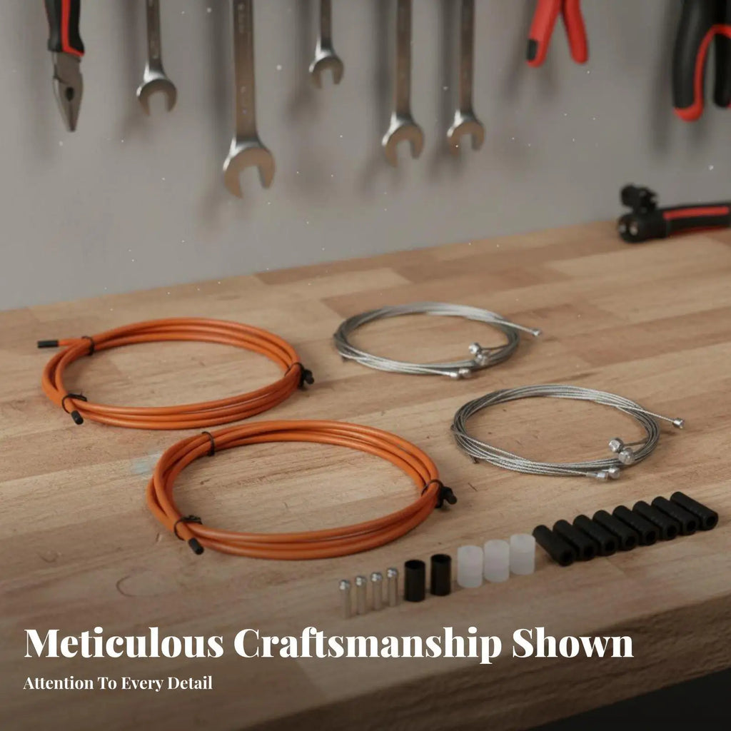 Complete Bicycle Cable Kit – Brake & Gear Shift Wire MTB Road Bicycle Cable Kit PLUSH