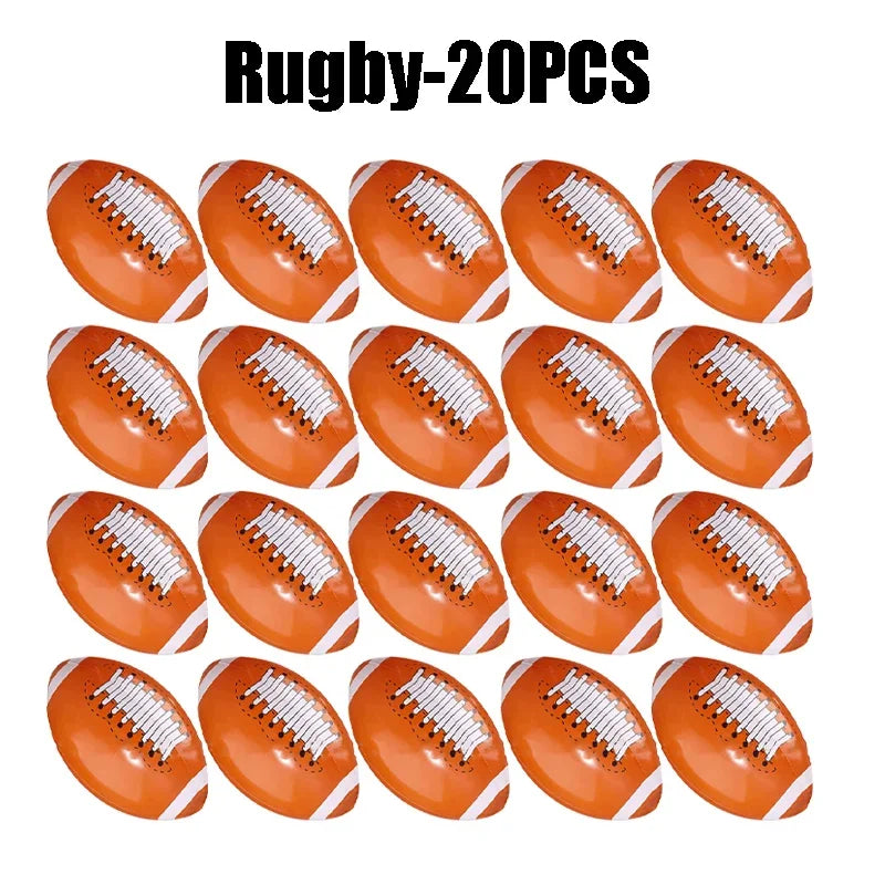 Inflatable Sports Beach Balls 24-Pack – Kids Pool & Beach Toy