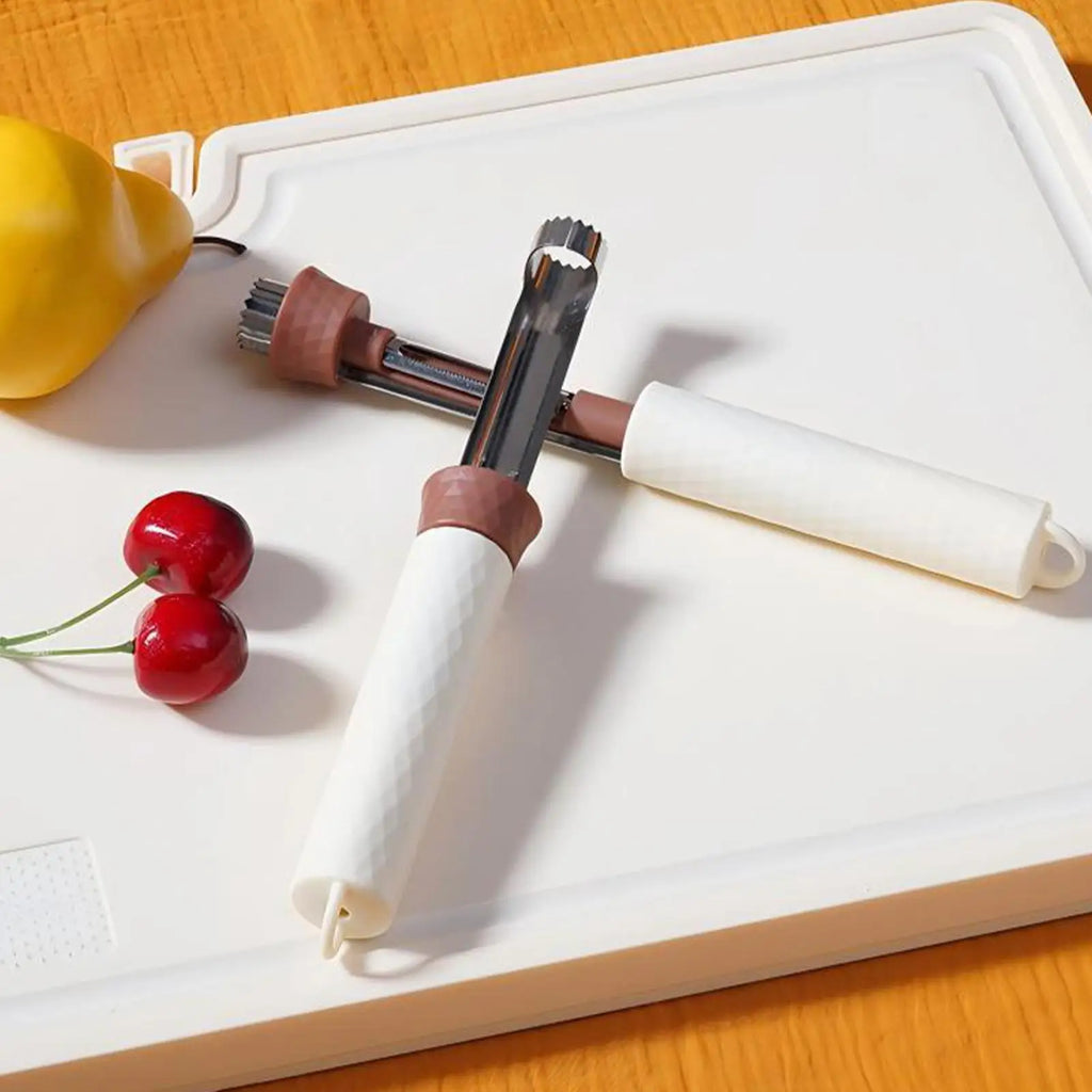 2-in-1 Stainless Steel Fruit Peeler & Corer Kitchen Tool Fruit Peeler Corer PLUSH