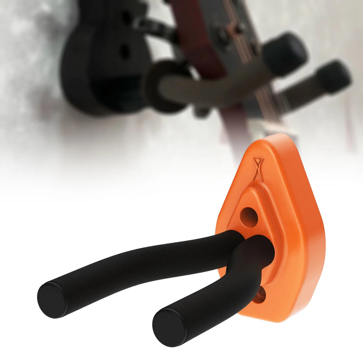 Non-Slip Guitar Wall Hanger Hook – Acoustic, Bass & Ukulele Mount Guitar Wall Hanger PLUSH