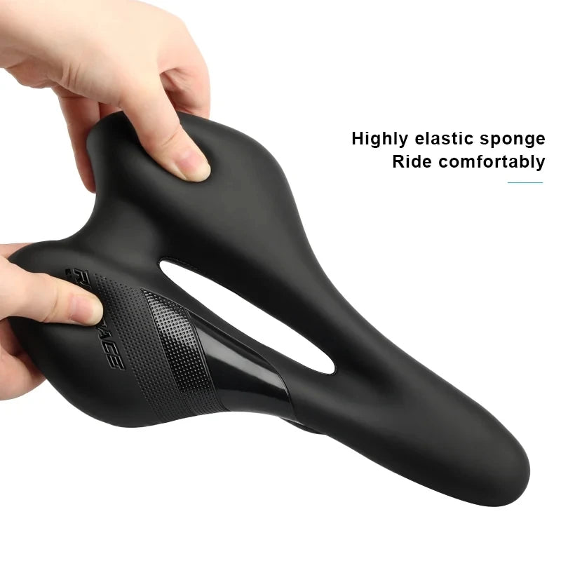 Hollow MTB & Road Bike Saddle – Unisex PU Leather Seat Bike Saddle PLUSH