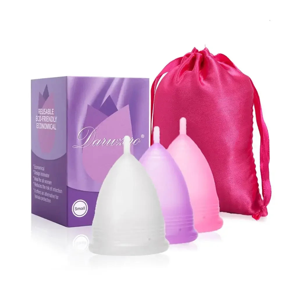 Medical Grade Silicone Menstrual Cup S & L | vive fit Menstrual Cup PLUSH